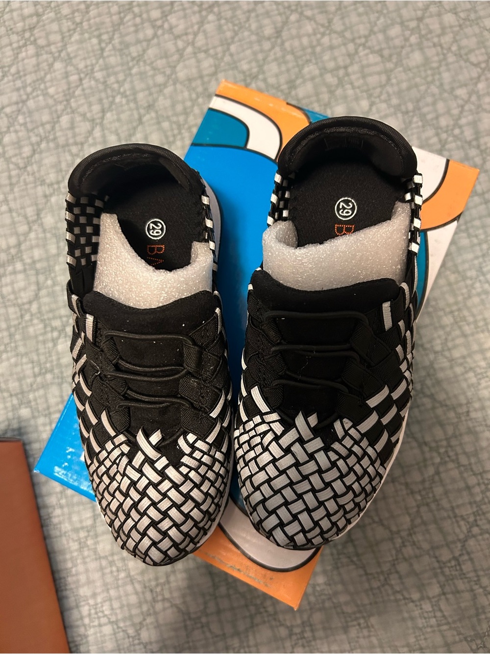 bernie mev. Kids sneakers black/silver